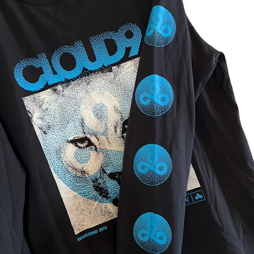 🎊Puma Men’s X Cloud9 Neon Esport Long Sleeve T-shirt👀 - Picture 4 of 8
